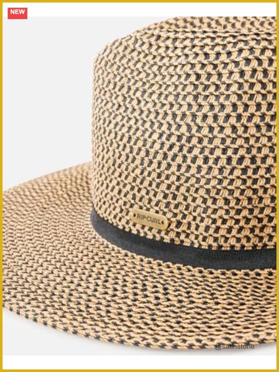 UPF Sun Protection Straw Panama Hat with Adjustable Fit